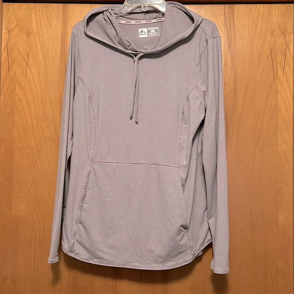 RBX Performance Purple Hooded Tunic Athletic Top Size Large